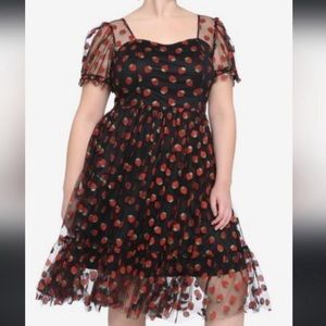 Black and Red Polka Dot Dress